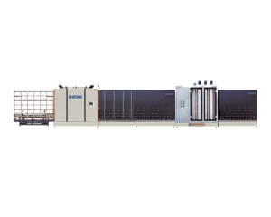 立式自動板內(nèi)合片中空玻璃生產(chǎn)線（三毛刷、自動合片、板壓）